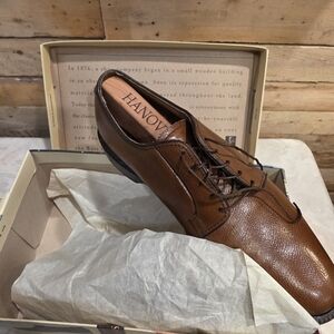 Men's Brown Leather Dress Shoes - Classic Lace-Up